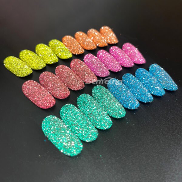 Diamond Flash Reflective Glitter Candy Disco Glitter Nail Glitter Pigment for Nail Polish Resin Art - Image 7