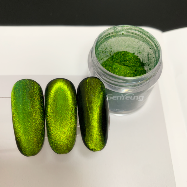 Moonlight Magnetic Powder Silk Mirror Chrome Magnetic Cat Eye Pigment for Nail Polish - Image 6