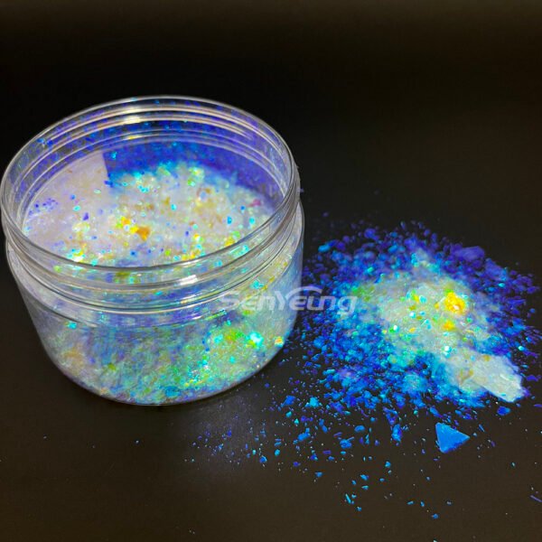 Bulk Colour Changing Nail Flakes Cosmetics Chameleon Eyeshadow Flakes for DIY Art - Image 5
