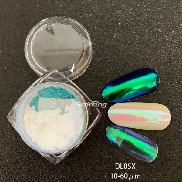 Super Dazzling Iridescent Aurora Pigment Eyeshadow Loose Powder for Cosmetics Lips - Image 5