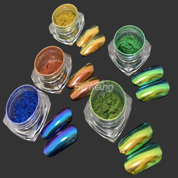 High Bright Multichrome Pigment Makeup Cosmetics Eyeshadow Loose Pigment Powder - Image 6