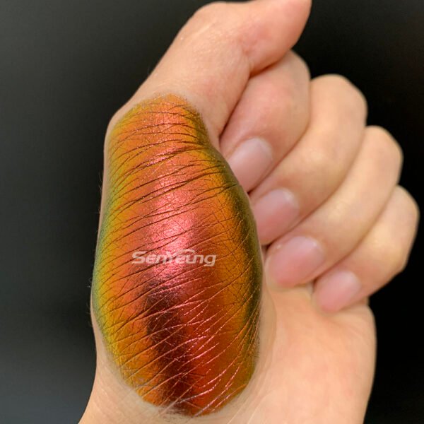 Unique China Red Hypeshift Multichameleon Pigment Powder for Nail Art - Image 8