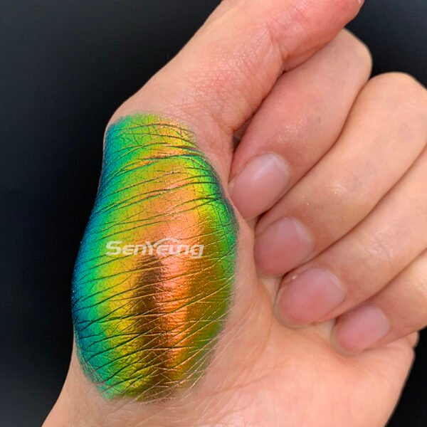 Unique China Red Hypeshift Multichameleon Pigment Powder for Nail Art - Image 10