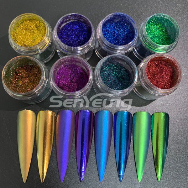 High Bright Multichrome Pigment Makeup Cosmetics Eyeshadow Loose Pigment Powder - Image 2
