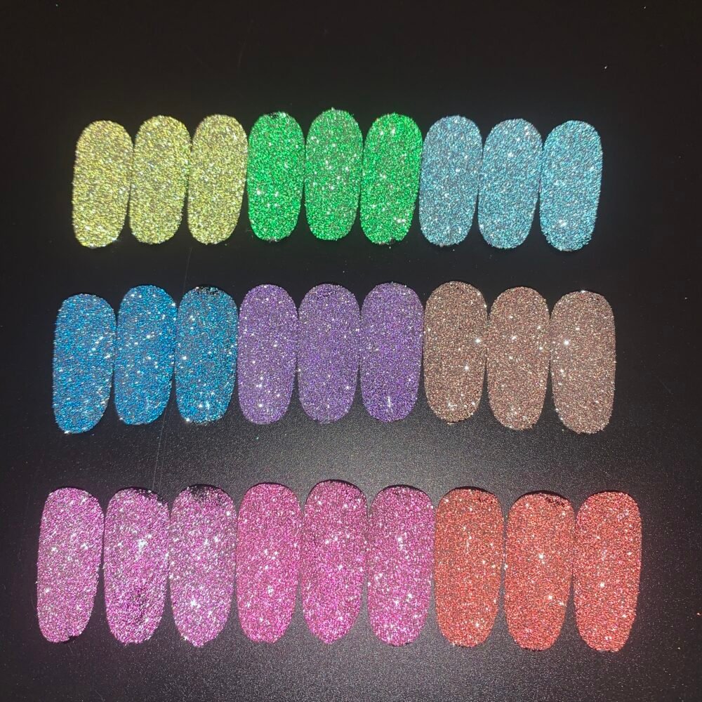 Photo Flash Color Changing Disco Reflective Glitter for Nails Epoxy Resin - Image 4