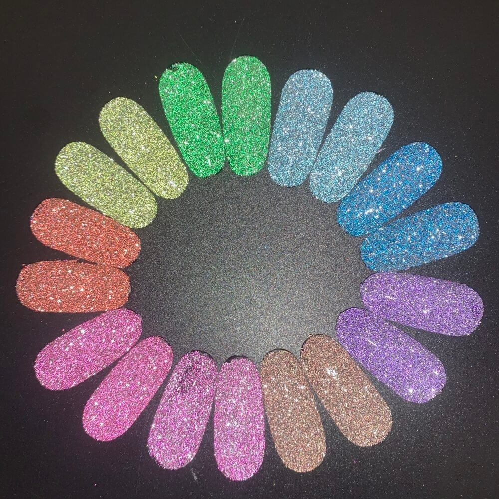 Cosmetics Mixed Size Glitter Nail Art Sequins Bulk for Epoxy Resin DIY Crafts - Image 2