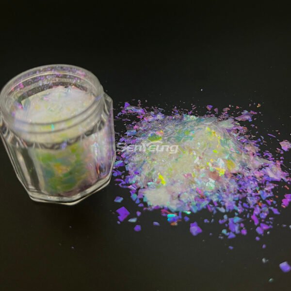 Wholesale Bulk Iridescent Flakes Rainbow Color Shifting Fairy Flakies Chameleon Pigment