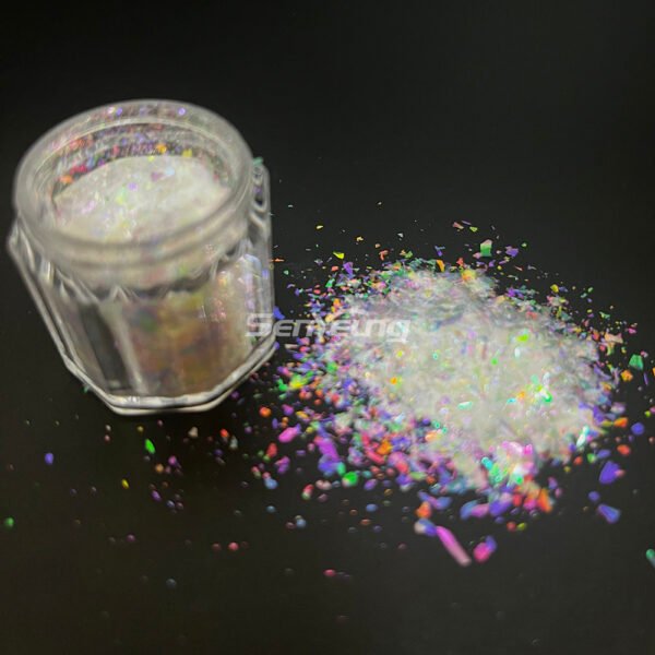Wholesale Bulk Iridescent Flakes Rainbow Color Shifting Fairy Flakies Chameleon Pigment - Image 5