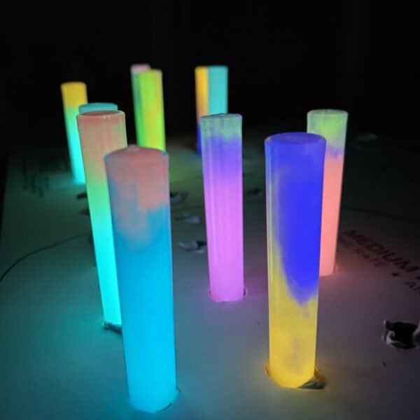 Eco Friendly Glow in the Dark Resin Pigment for Nails Lacquer Clay Fabric Paint - Image 6