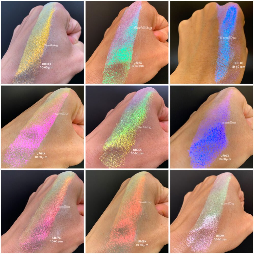Magic Aurora Powder Color Shifting Eyeshadow Chameleon Pigment Multichrome Nail Pigments - Image 2
