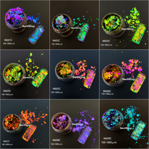 High Bright Color Shifting Chameleon Flakes Nail Polish Pigment Flakes for Resin - Image 6