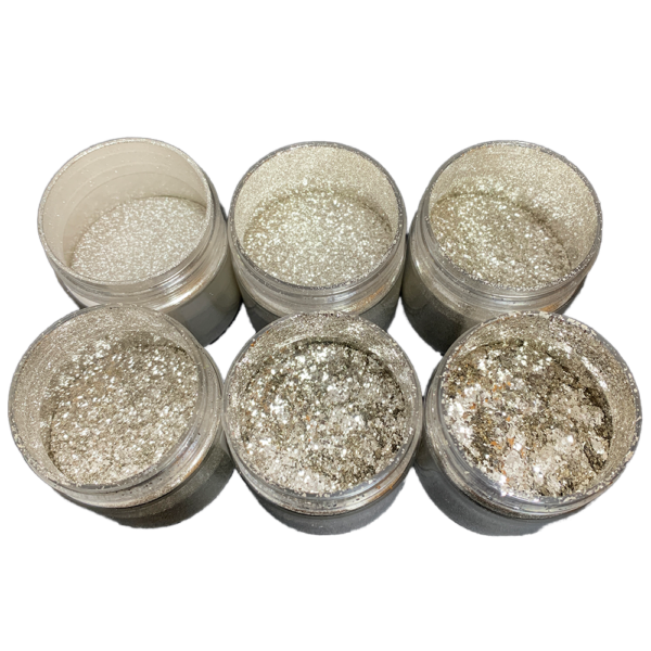 Super Shinning Single Color Eye Shadow Diamond Silver Pigment Powder for Makeup