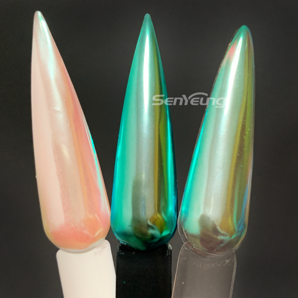 Magical Fairy Dust Nail Art Powder Unicorn Mirror Chrome Powder Aurora Pigment - Image 4
